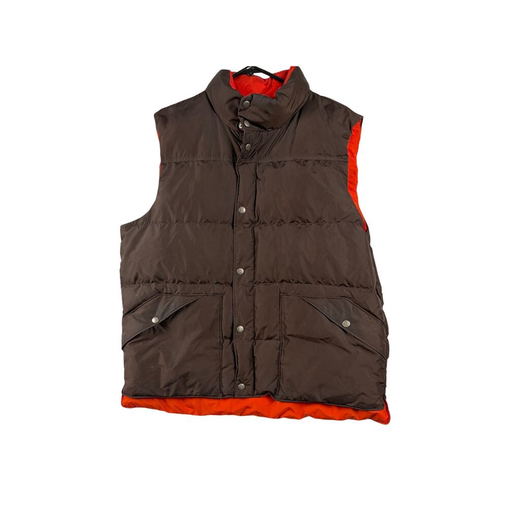 J. Crew Men’s Expedition Premium Down Puffer Vest - Brown - Size Large